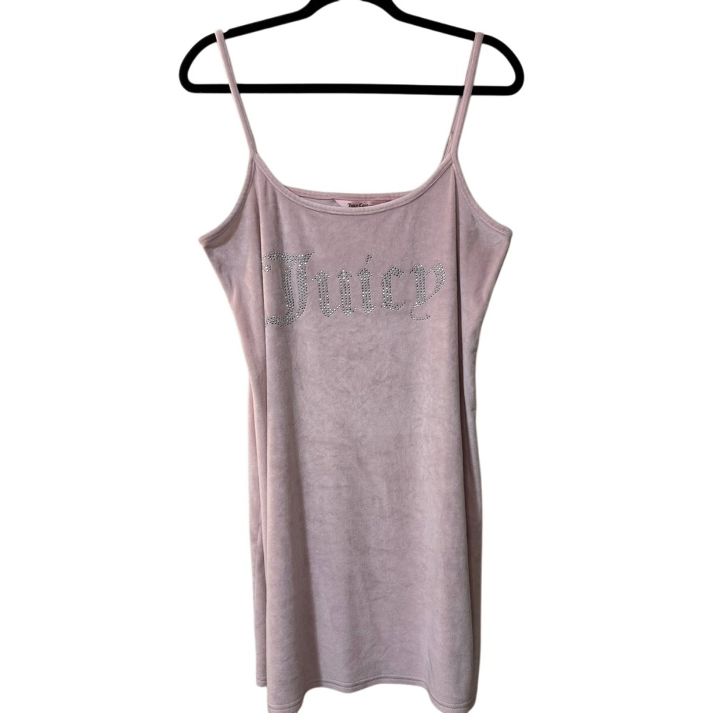 Juicy Couture Light Pink Velvet Nightgown Tank Dress